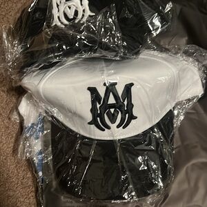 AMIRI Black and White Hat